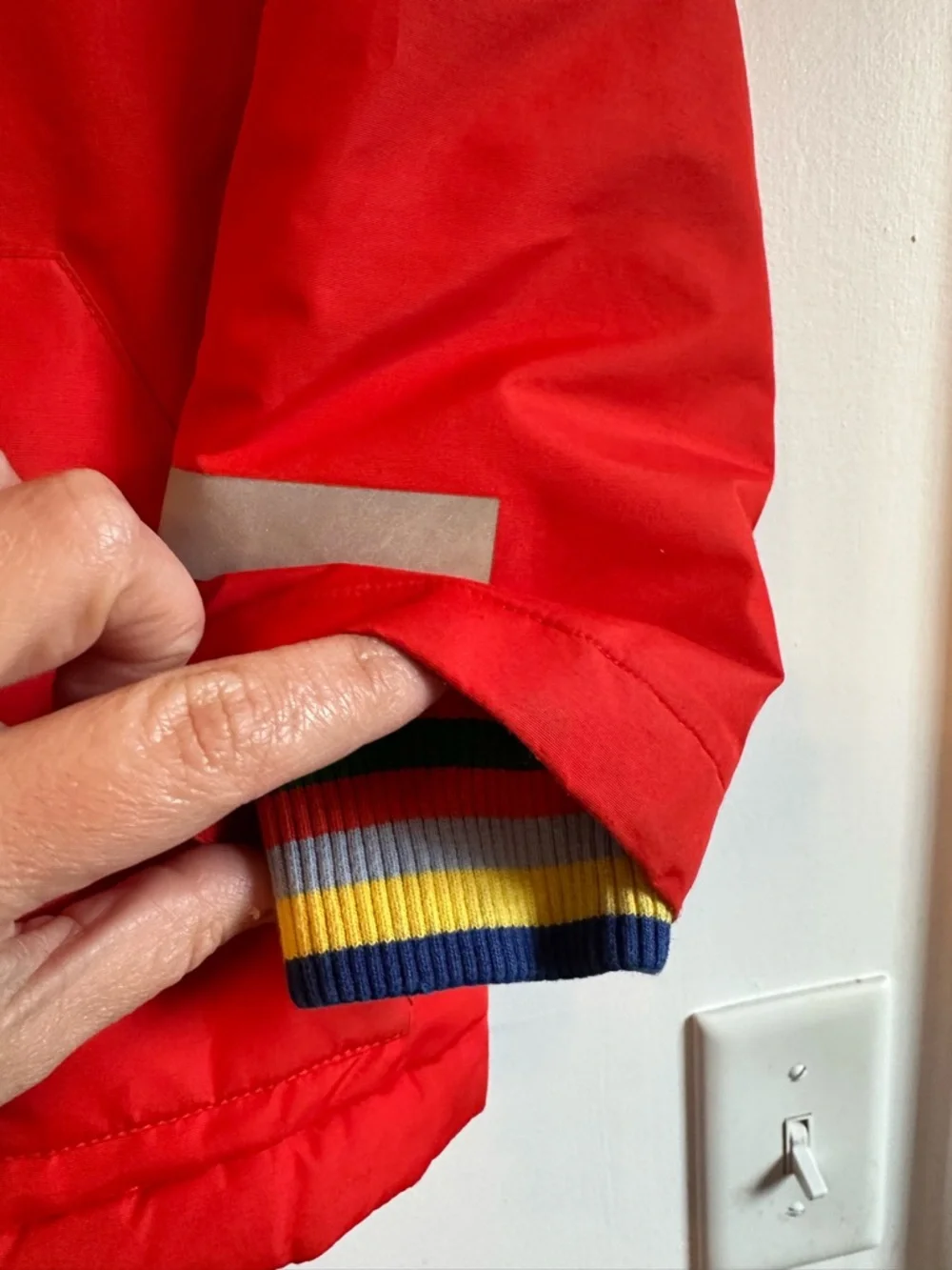 Boys 5/6 Mini Boden Red Hooded Winter Parka Jacket